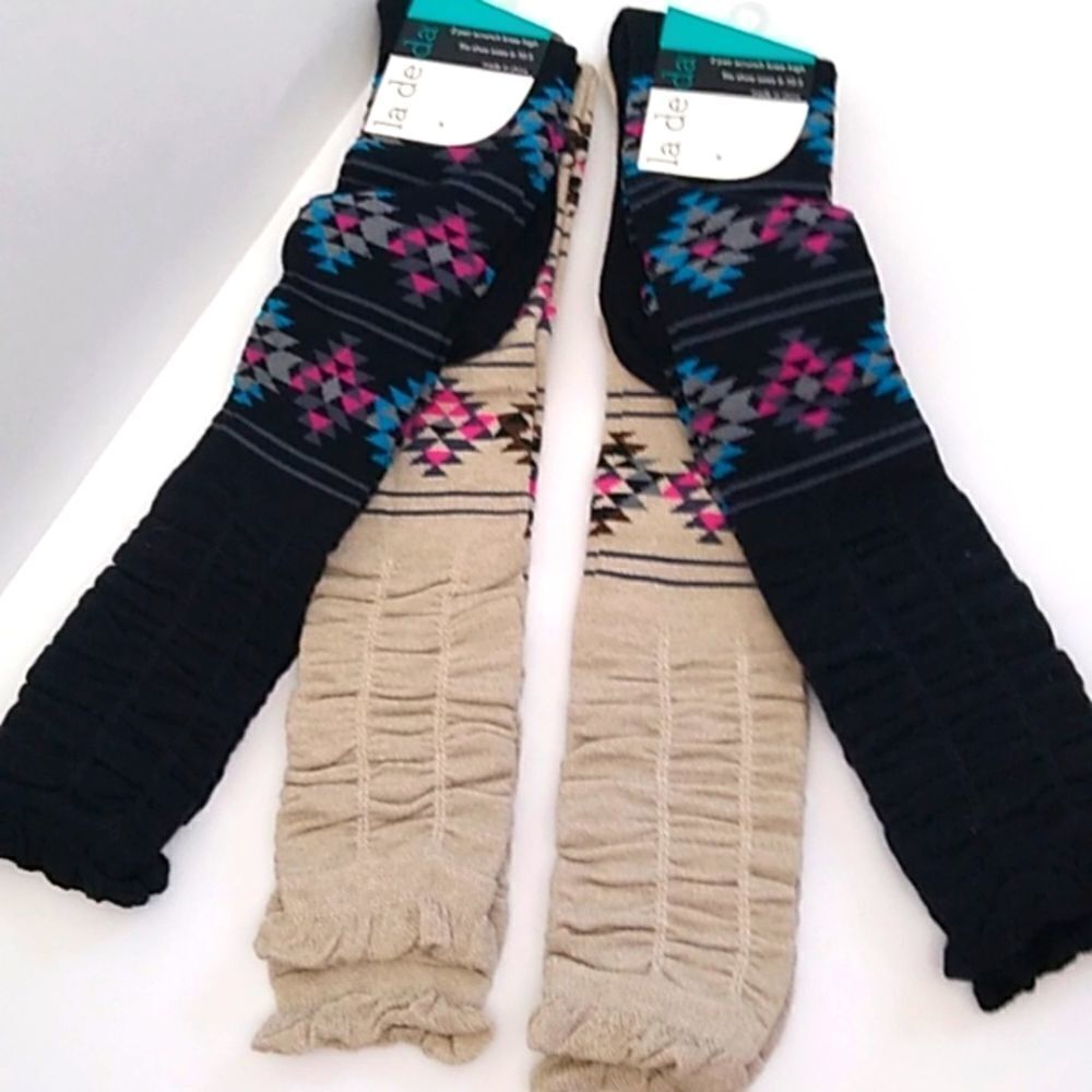 Scrunched Knee High Socks/Boot/Toppers